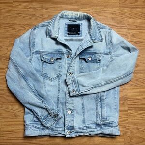 Zara Light Blue Denim Trucker Jacket